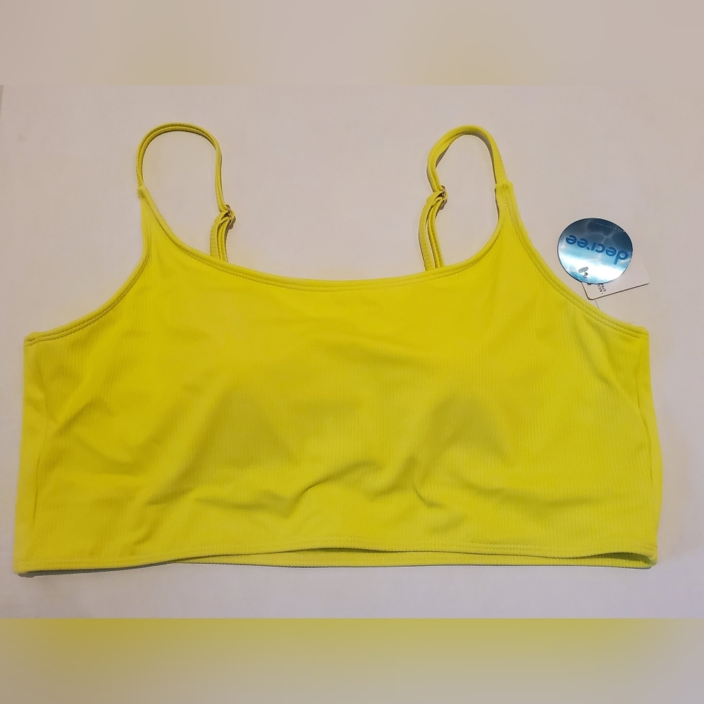 Decree Women's Sports Bralette XXl Stunning Yellow